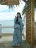 HOUZHOU Casual 2 Piece Sets Women Outfit Pant Sets Oversized Korean Style Jersey Set Vintage Letter Print Off Shoulder Tracksuit 2