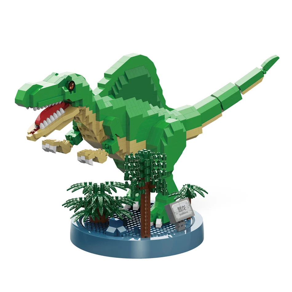 Jurassic 2 Building Blocks World Dinosaurs Figures Bricks Assemble Kids Toys Tyrannosaurus Rex Dino Park Bricks Children Toy