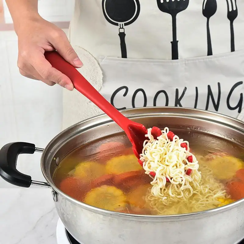 Spoon Spaghetti Pasta Noodle Claw Silicone Pasta Spoon Colander Spaghetti Server Fork Practical Tools Kitchen Accessories