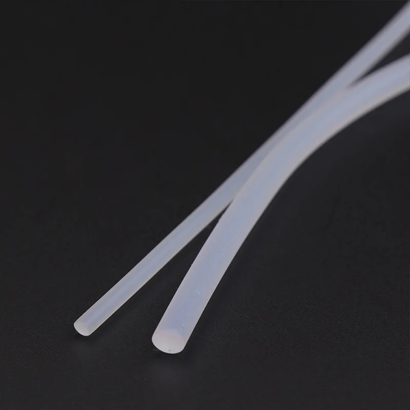 High-Temperature Waterproof Silicone Cord - White Rubber Trim Seal Strips, 1-16mm Diameter