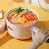 1.8L 2.5L Electric Cooking Pot Integrated Long Handle Pot Ceramic Non-Stick Pot Household Electric Frying Pan With Steamer 220V 4