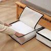 Storage Bag Clothes Large Storage Boxes for Suit Coat Quilt Clothing Multifunctional Translucent Dust-proof Organizer Bedroom 3