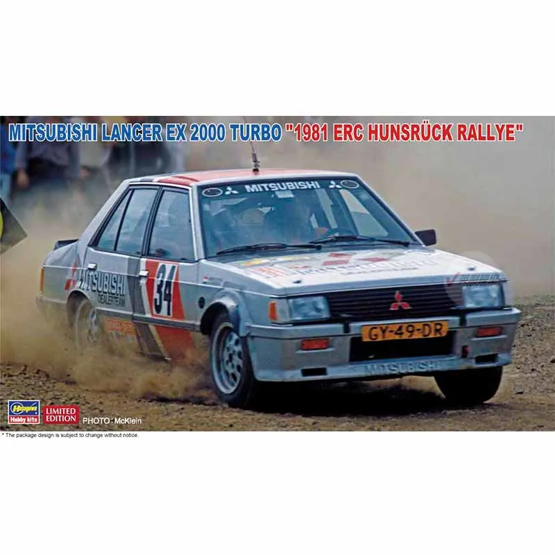 Hasegawa пластиковая сборка модель автомобиля масштаб 1/24 Mitsubishi Lancer EX 2000 Turbo 1981 ERC