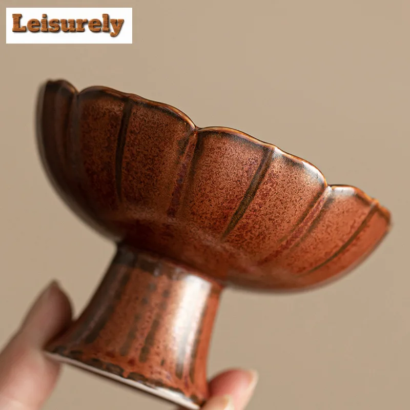 Breeze High Foot Fruit Dishes Ancient Pastry Plate Dessert Candy Dish Fruit Snack Plate Plates For Food Accessories Ornaments