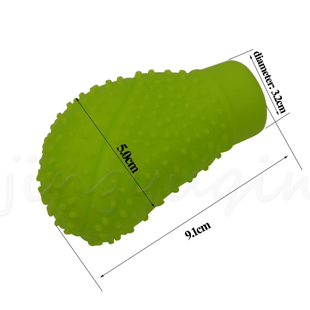 For Car Soft Silicone Knob Shifter Cover Handbrake Grips Gear Shift Collars Anti-slip Universal Colorful Gear Head Cover