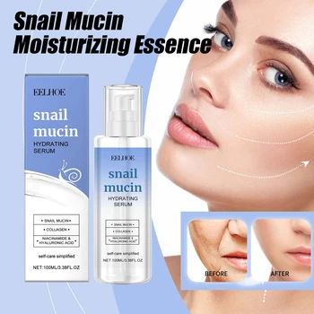 Snail Mucin Moisturizing Essence Deep Nourishment Firming Skin Effectively Improve Dullness Hydrating Softening Care Essence