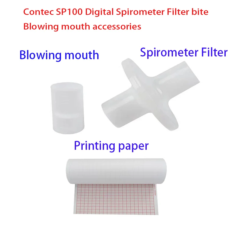 Contec Sp100 Disposable Spirometer Mouthpiece、printing Paper