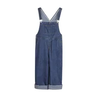 2026 New Women's Casual Wide-Leg Suspender Pants Denim Overalls with Pockets and Hooks Suitable For All Seasons - Image 3