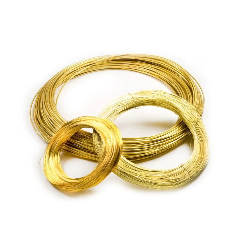 

Diameter 0.3/0.4/0.5/0.6/0.8/1.0/1.2mm-5mm H62 Solid Brass Wire Beading/Electrical Wires