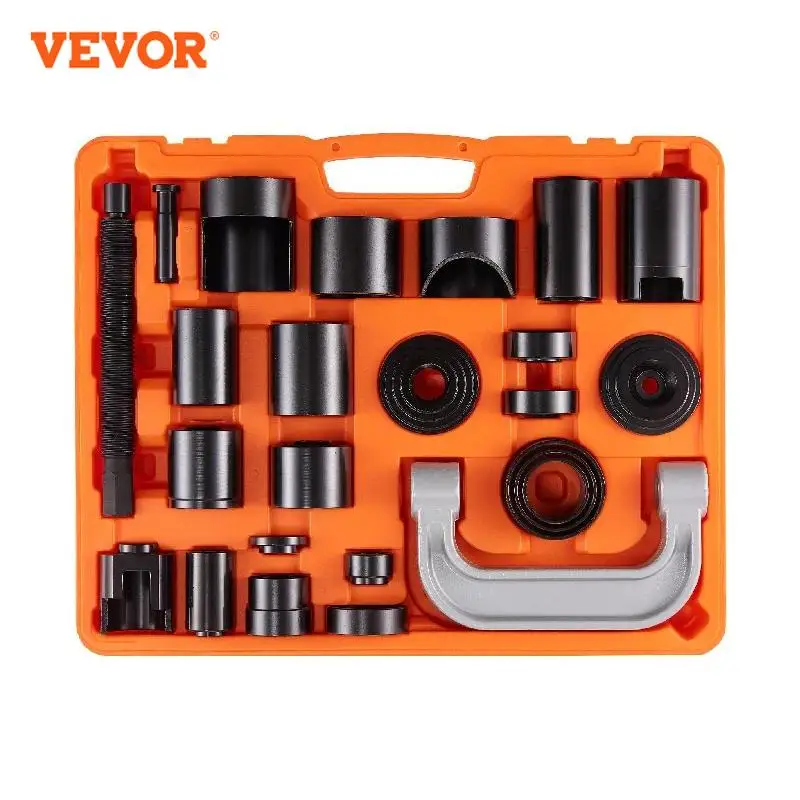 

VEVOR 25/23/21/10 PCS Ball Joint Press Kit C-press Ball Joint Tools Steel Brake Anchor Pins Press and Removal Tools with Case