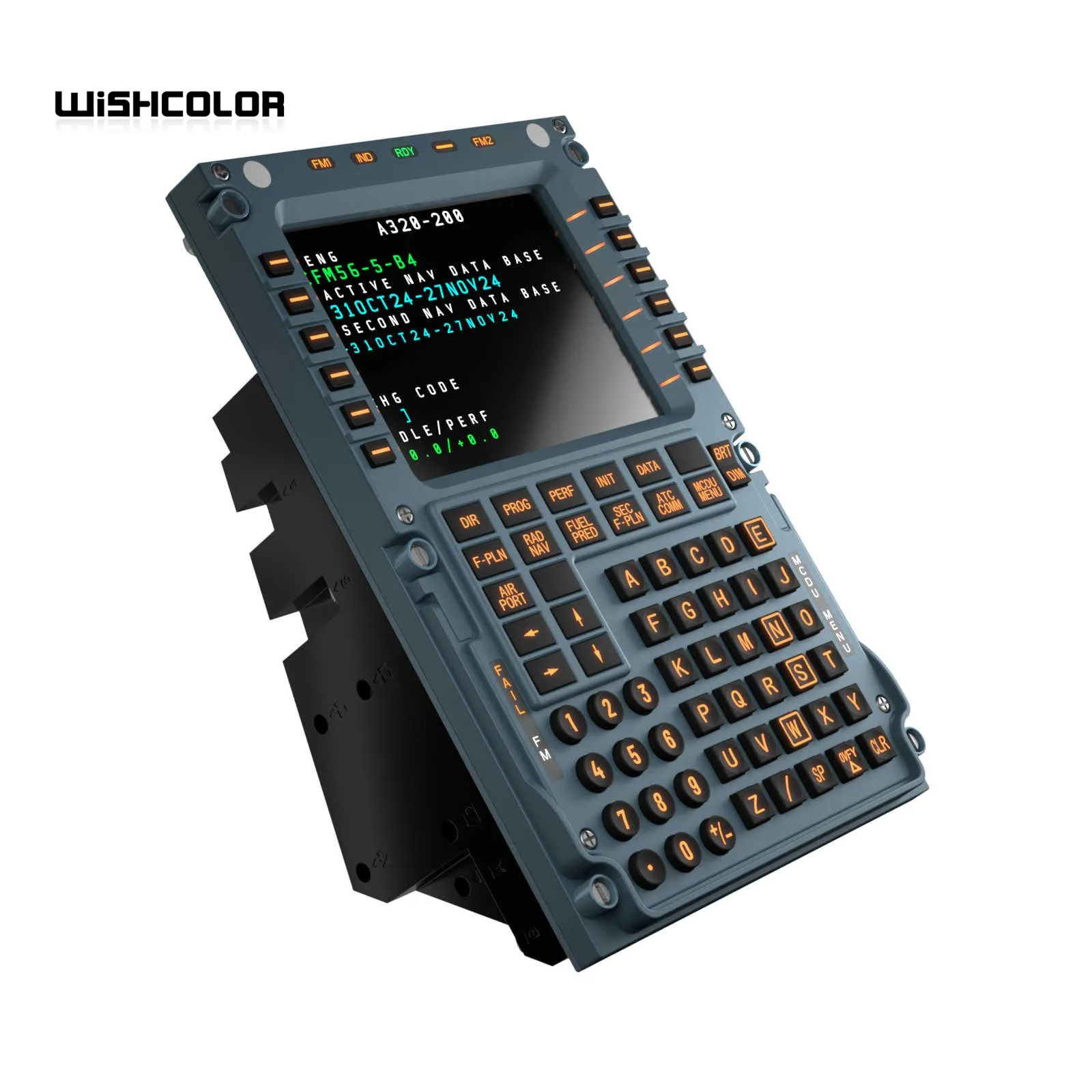 햄긱 WINWING A320 MCDU 비행 제어판 (톨리스 페닉스 게임 시뮬레이터용, X-플레인 및 MSFS 호환)