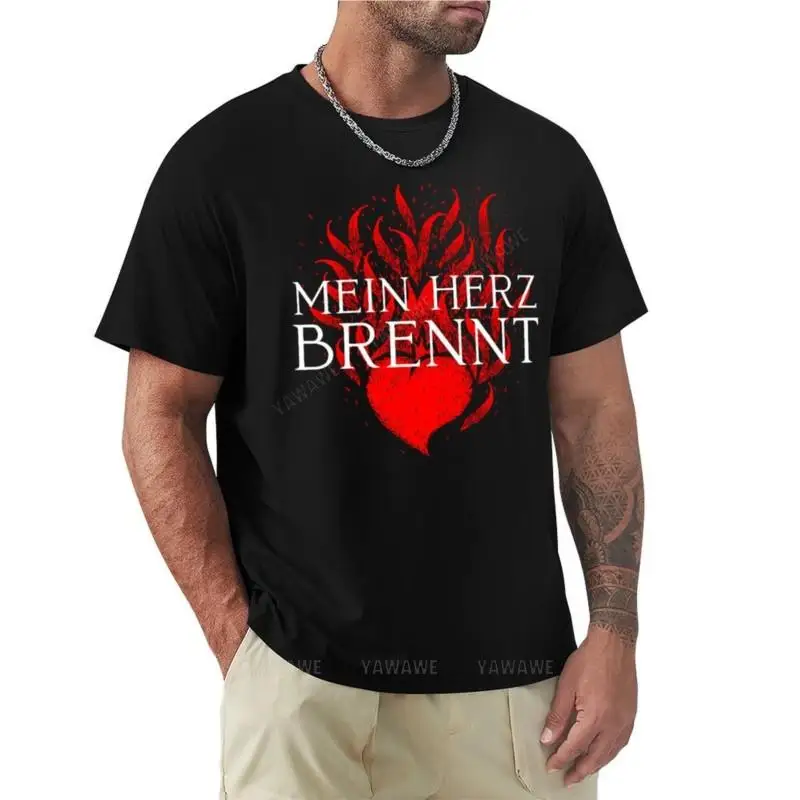 

Mein Herz Brennt T-Shirt Oversized t-shirt oversized t shirt black t shirt mens graphic t-shirts hip hop
