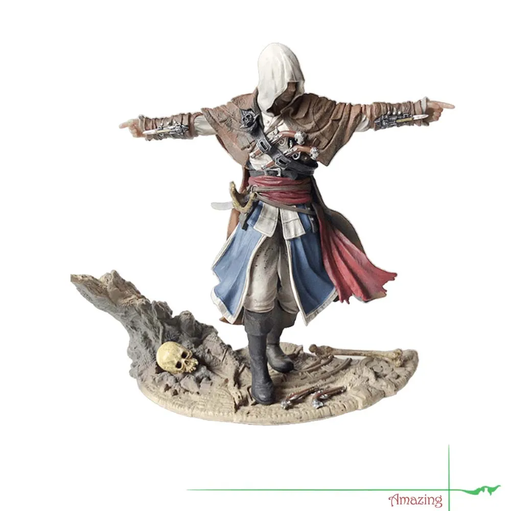 

Assassin's Creed Black Flag Pirate Captain Edward Kenway Handout Doll Collectible Figurine Collectible Display Model