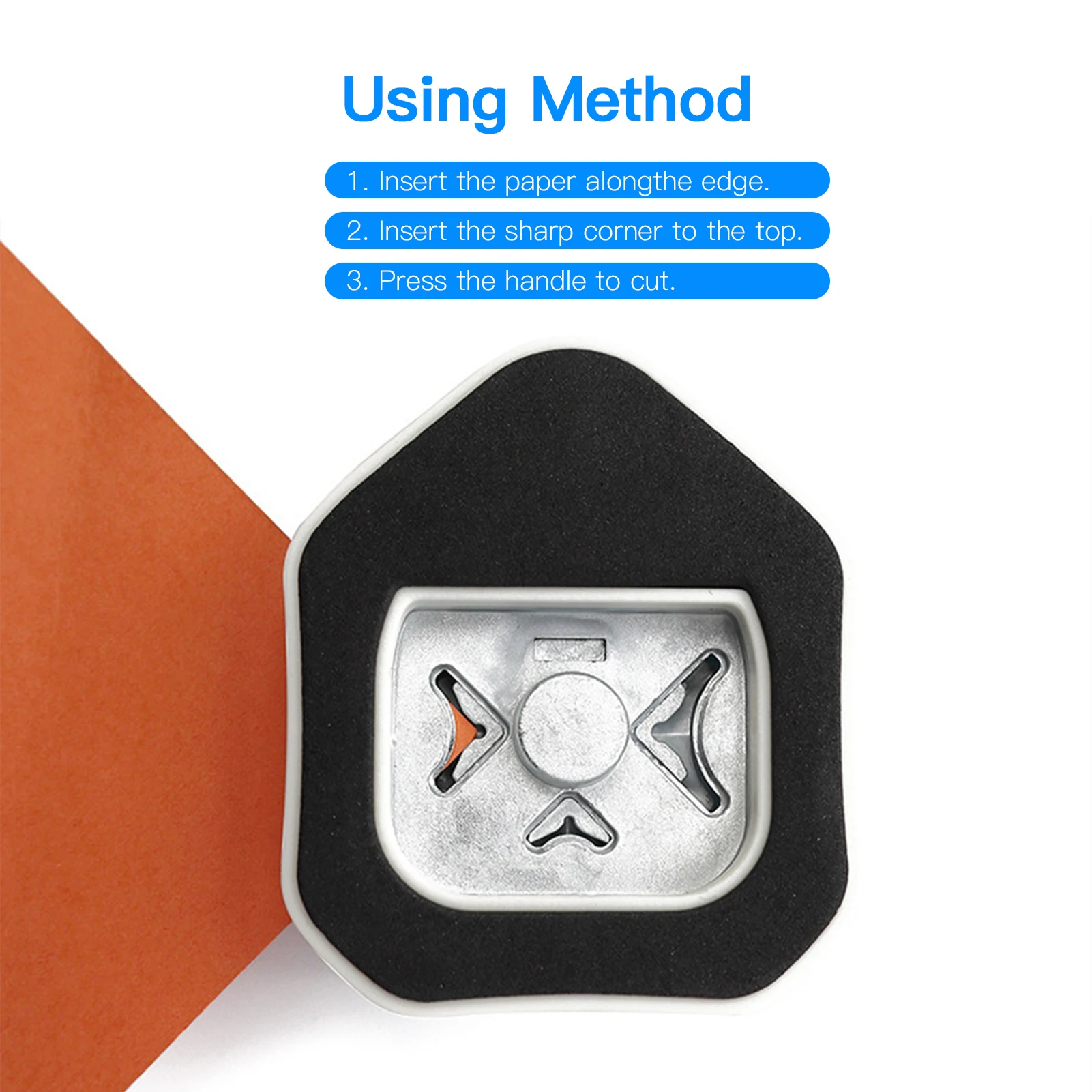 코너 라운더 펀치 3 in1 R4/R7/R10mm 카드 공예 스크랩북 포장지 스티커 용 라운드 코너 트리머 커터