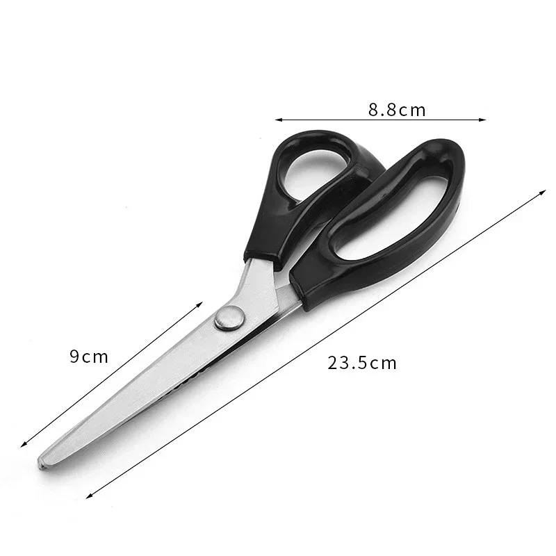 Fabric Cutter Stainless Steel Pinking Shears Grip Handled Professional Crafts Dressmaking Zig Zag Cut Sewing Scissors sewing scissors craft scissors sewing supplies