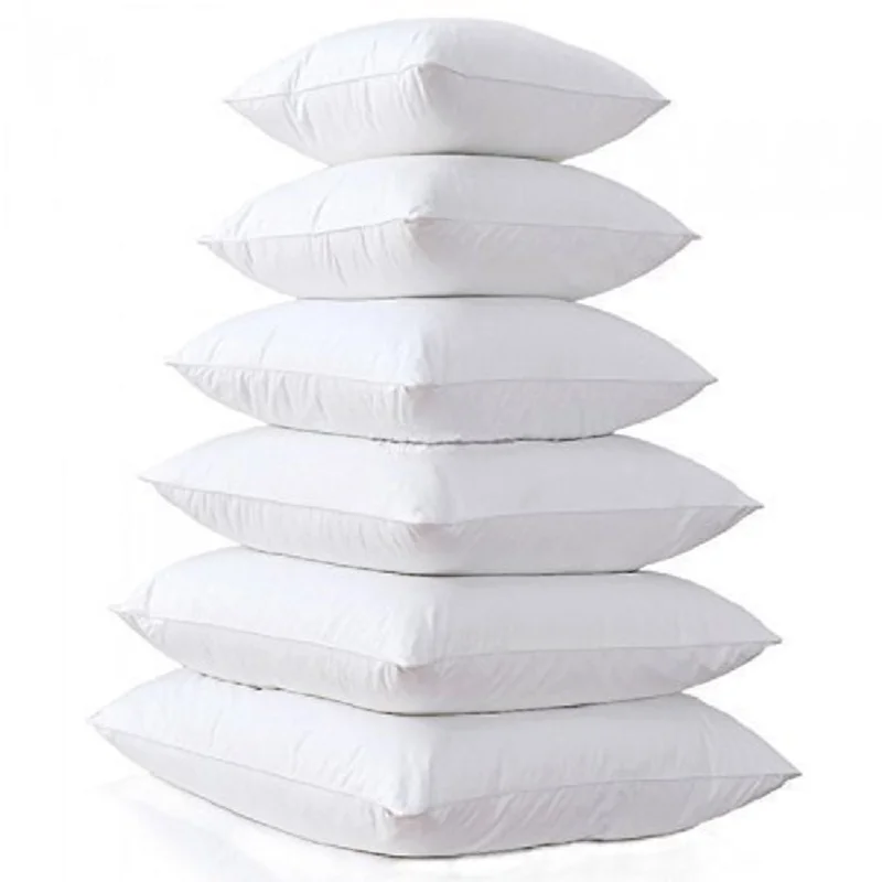 White Home Cushion Inner Filling Cottonpadded Pillow Core For Sofa Car