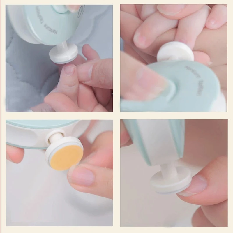 Electric Baby Nail Trimmers Adults Kids Nail Polisher Tool Manicure Scissors Newborn Baby Hygiene Kit Baby Nail Clipper Cutter 3