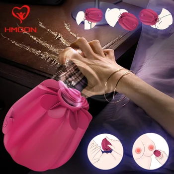 Rose Shape Vagina Sucking Vibrator Intimate Good Nipple Sucker Oral Licking Clitoris Stimulation Powerful Sex Toys for Women 2