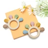 BPA Free Baby Silicone Teethers Sensory Toy Easy to Grasp Infant Teething Toys Food Grade Chewable Toys for Babies Newborn Gifts 5