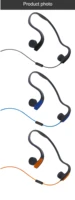Bone Conduction Transmit Headsets Wired Earphone Outdoor Sports Smart Headphones Neckband with Mic For Iphone xiaomi Samsung - Image 4