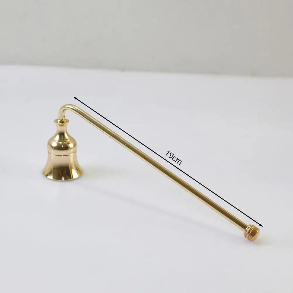 Candle Extinguisher Elegant Bell Shaped Wicks Cover Metal Candle Stopper Rust-proof Extinguishing Tool for Aromatherapy Candles candle damper,candle snuffer