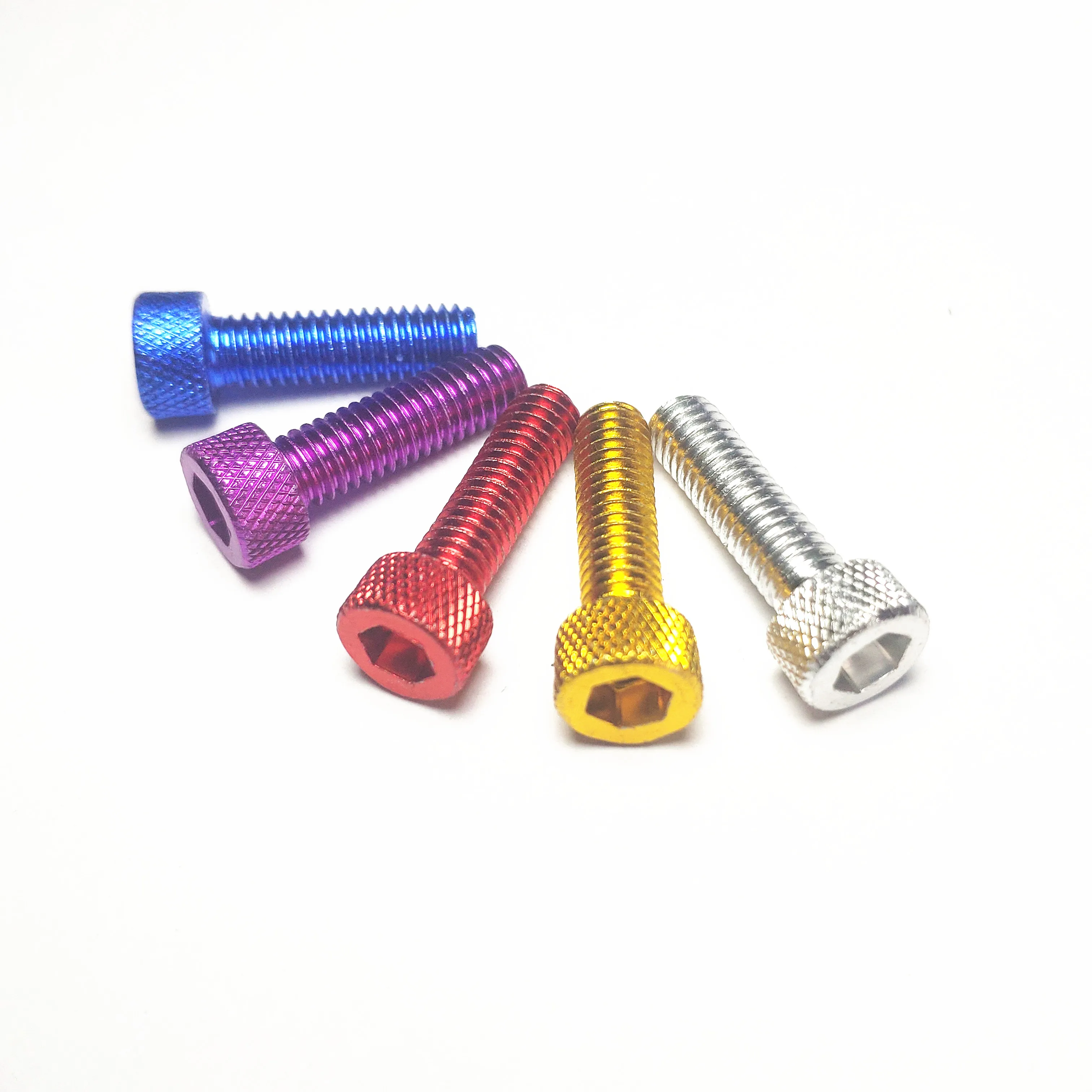 

10PCS DIN912 M6*20 Colorful aluminum hex socket cap head screw bolts