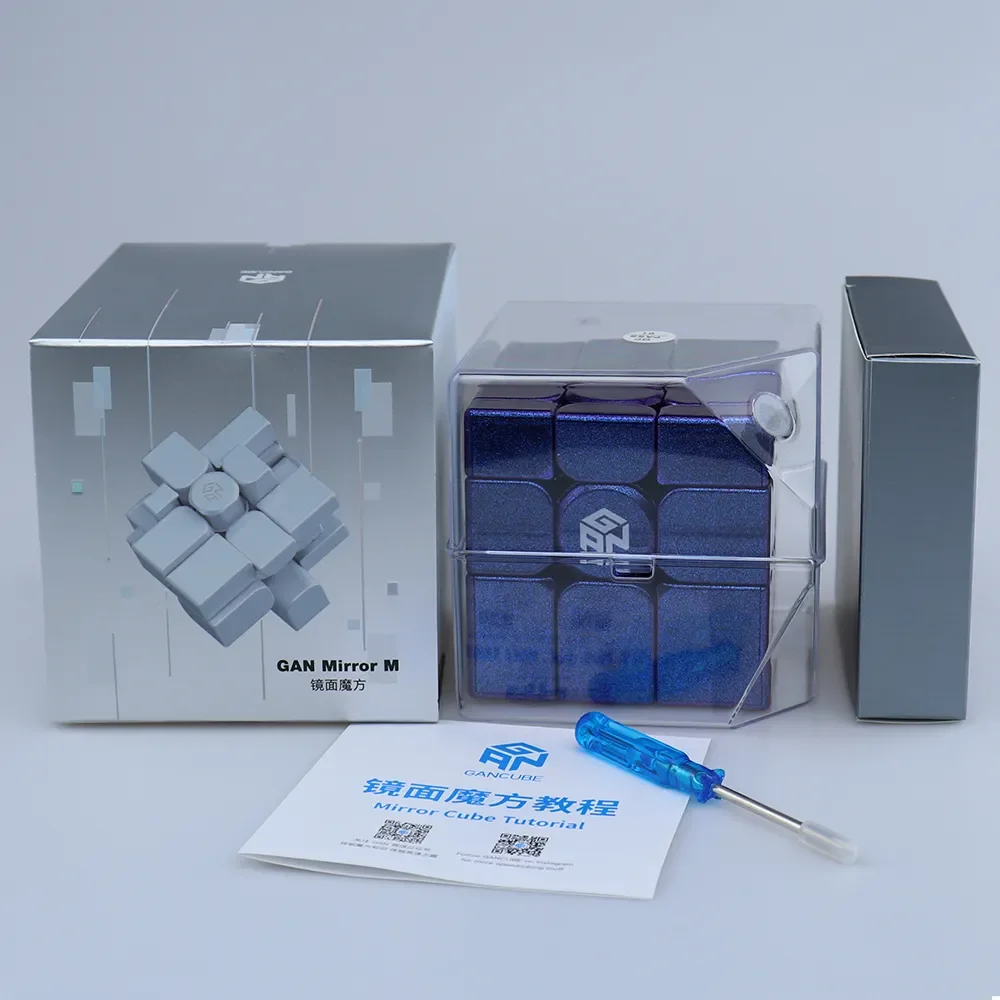 Speed Cube GAN Mirror M UV Magnetic Magic Stickerless Professional Fidget Toys GAN MIRROR M Cubo Magico Puzzle