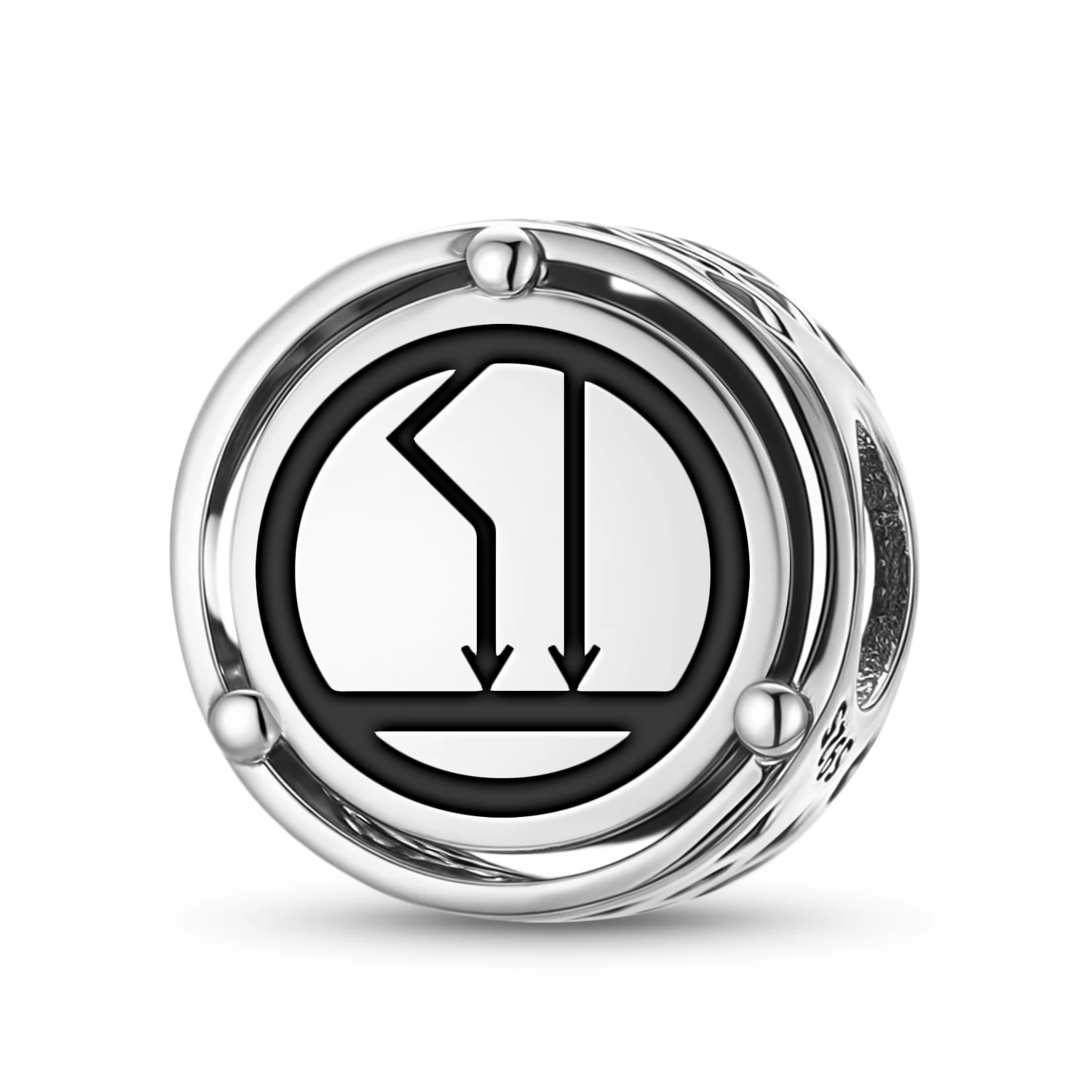 Tarot Der Turm-Charm aus 925er-Sterlingsilber mit Symbol, passend für Original-Armbänder, DIY-Schmuck, Accessoires, Familienperle