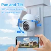 ANRAN 5MP 2K Solar Camera Rechargeable Battery PIR Humanoid Detection Outdoor PTZ Wireless WIFI Camera Full Color Night Vision 3