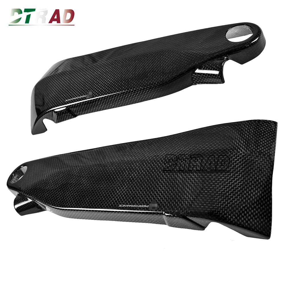 For DUCATI Panigale V4 V4S V4R 2018-2023 Carbon Fiber Frame Covers Fuel Tank Side Panels Fairing Kit Motorcycle Accessories Logo images - 6