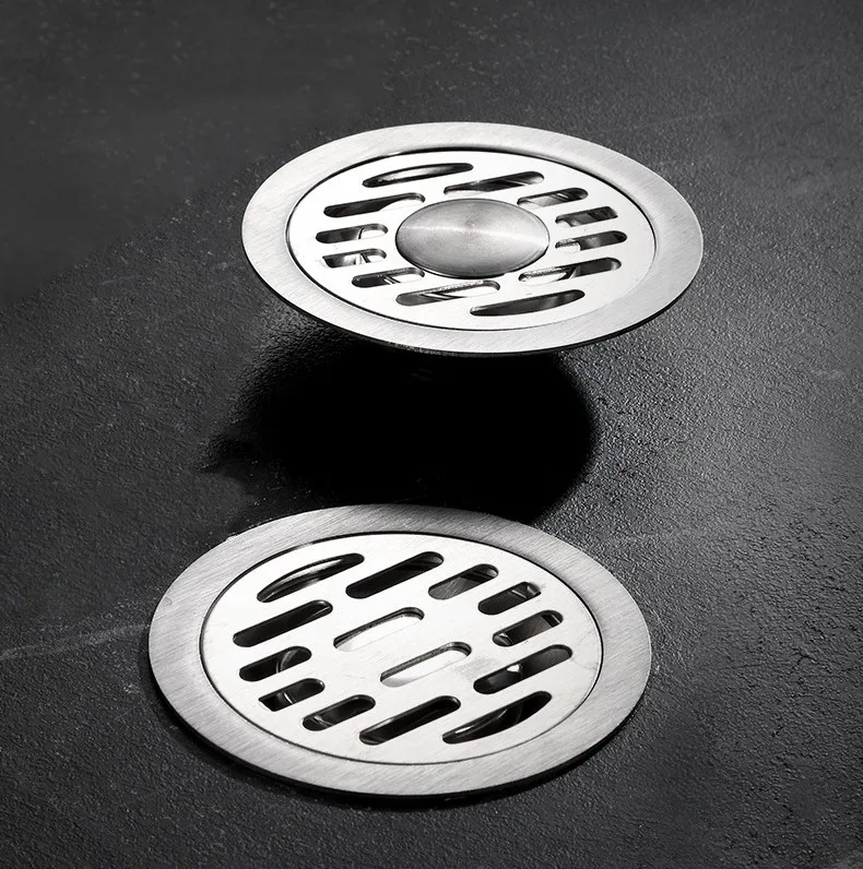 Sc3d24ee3cf1d47b0a11945c748190b9bk Stainless steel Floor Drains Shower Anti-odor Drainer Bathtub Ground Leakage Hair Catcher Kitchen Bathroom Hardware Accessories Mallzona