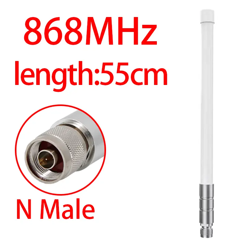 LoRa 868MHz 915MHz Antenna Meshtastic Helium Hotspot Outdoor N Male Omni Fiberglass Long-distance Receiving Antennas White image 5