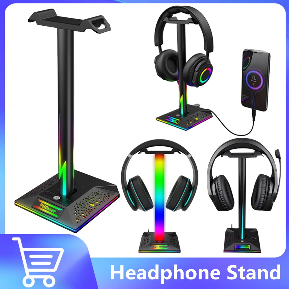 Intervenere laver mad Maxim Support Headphone Gaming Light | Hanger Holder Gaming Headphone - Stand Led  Light - Aliexpress