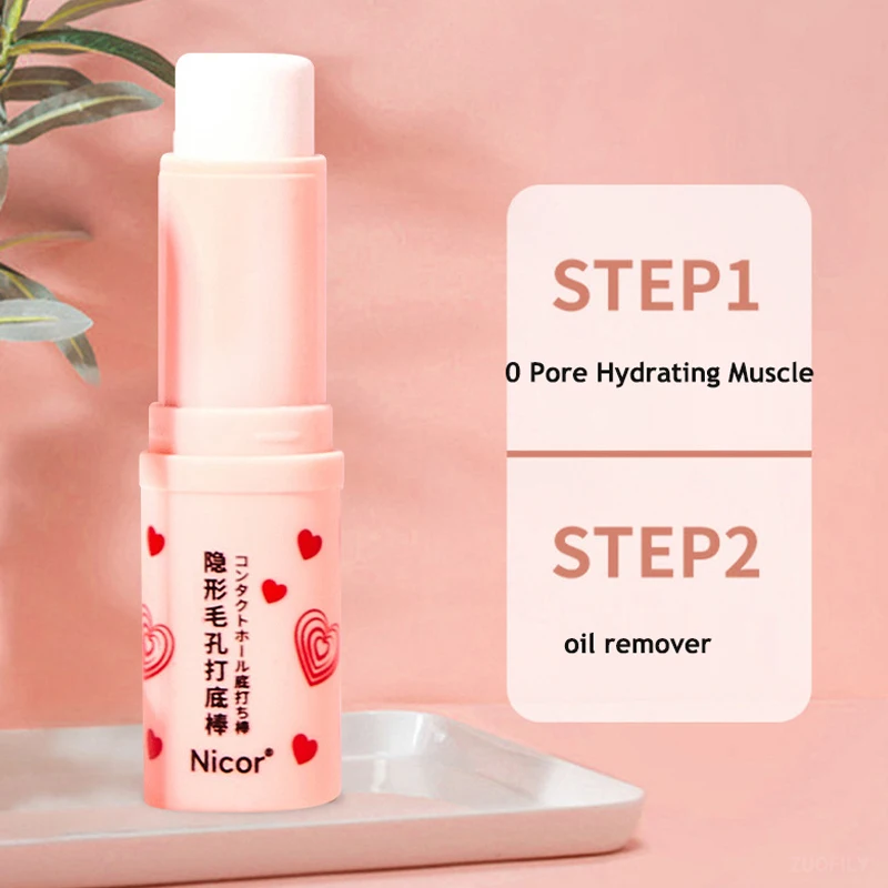 Invisible Pore Primer Stick Pore Eraser Waterproof Face Primer Makeup