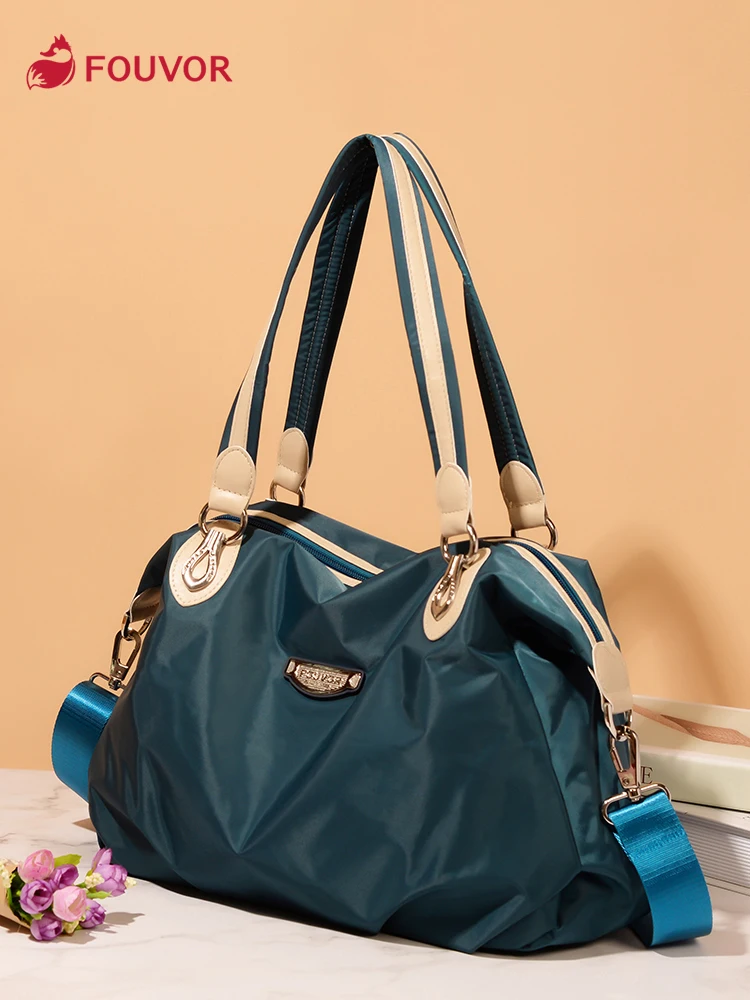 Women's bag large capacity one-shoulder tote bag Oxford fabric