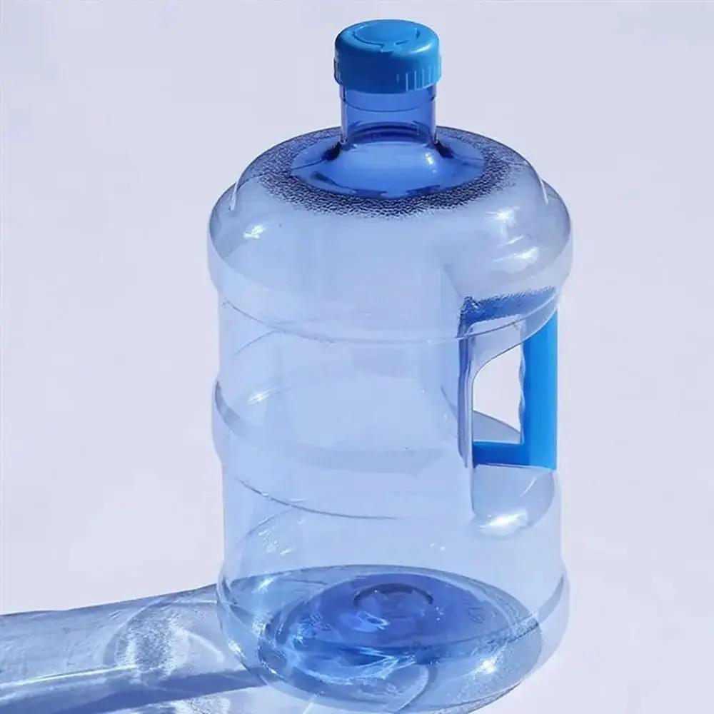 Bottiglia erogatrice d'acqua da 5 l/7, 5 l, brocca d'acqua con manico, contenitore per resistente con tappo a vite, serbatoio per trasparente sigillato in PC per uso alimentare, per ca