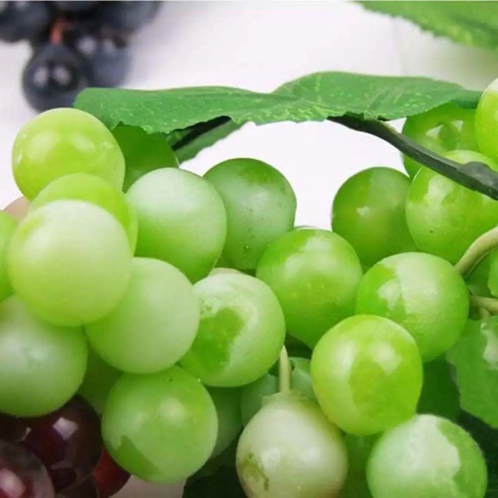 Artificial Simulation Fruit Grapes Plastic Leaves Christmas Home Garden Wedding Party Decoration Props