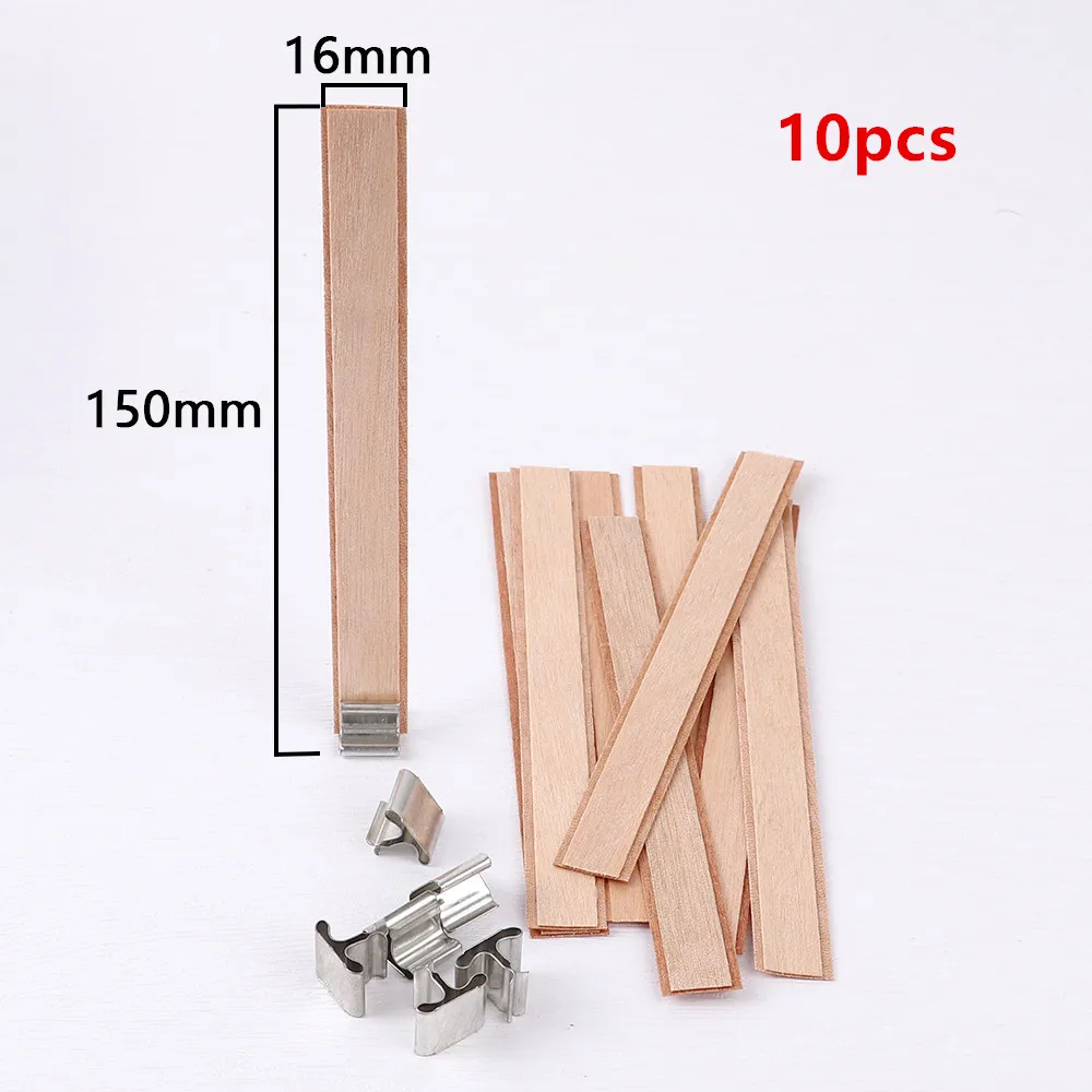 Pavios Da Vela De Madeira Com Suporte Sustainer Para Artesanato DIY Fazer  13X130mm(50 A Vela Incible Original Pacote de Dois - AliExpress