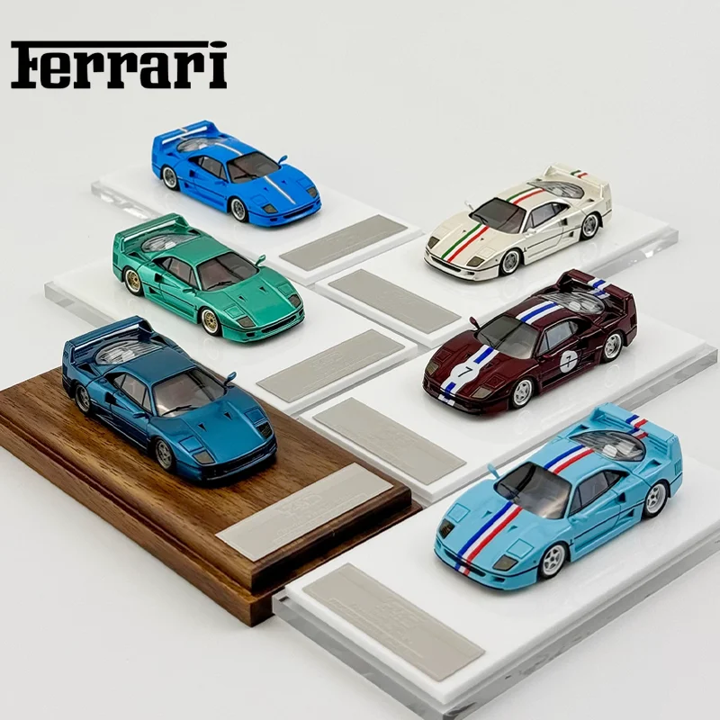 MY64 Scale 1/64 FERRARI F40 Limited Edition Resin Alloy Toy Motor