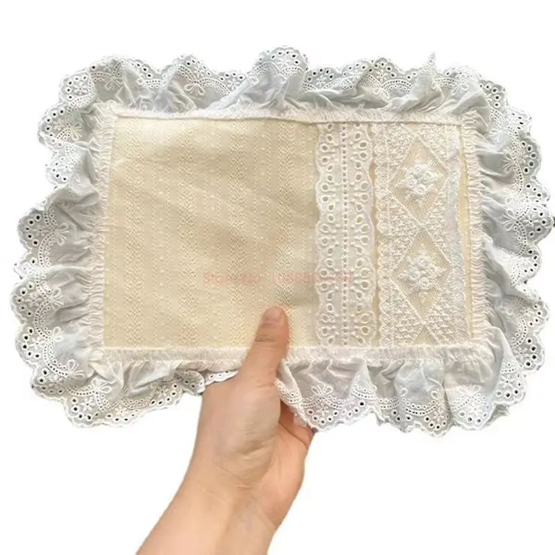 A5 Lace Design High Aesthetic Book Cover - Fabric Protective Jacket