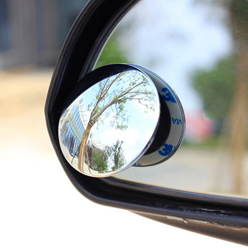 

Hot sale 2pcs Car Rearview Adjustable Universal Convex Mirror for parking safety 360 Degree wide angle Round blind spot mirror