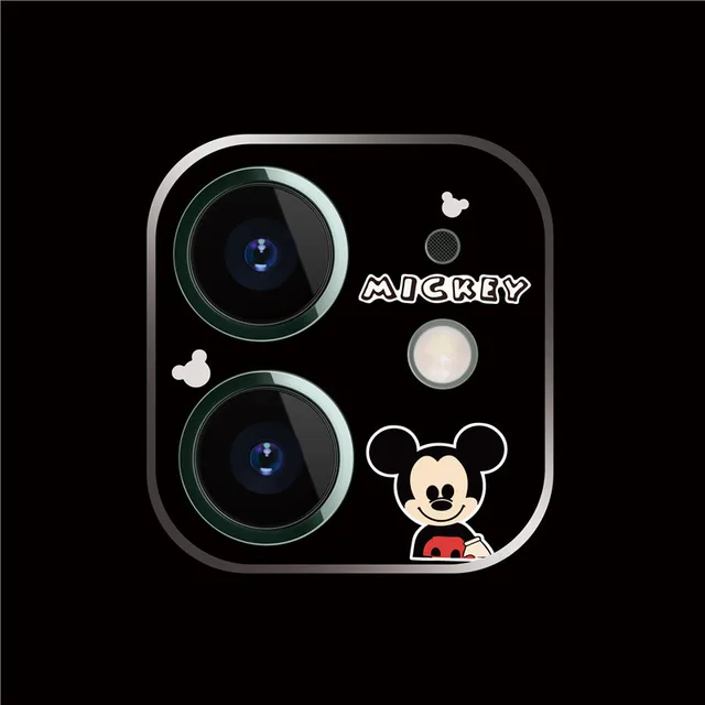 Disney Mickey Camera Protection Glass For Iphone 11 Pro Max Full Cover Lens Screen Protector For Iphone 12 13 Protempered Glass Phone Screen Protectors Aliexpress