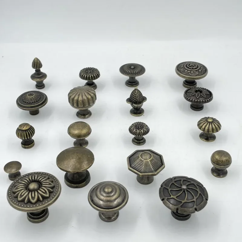 Furniture Handles Zinc Alloy Kitchen Cupboard Door Antique Handles Cabinets Drawer Knobs 1x
