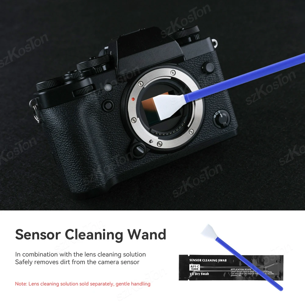 Deluxe Camera Lens and Sensor Cleaning Kit for DSLR and Mirrorless Cameras