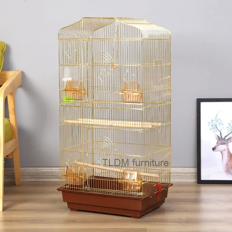 

Outdoor Pigeon Bird Cages Breeding Large Canary Budgie Stand Bird Cages Parrot Feeder Jaula Pajaros Grande Pet Products YY50BC