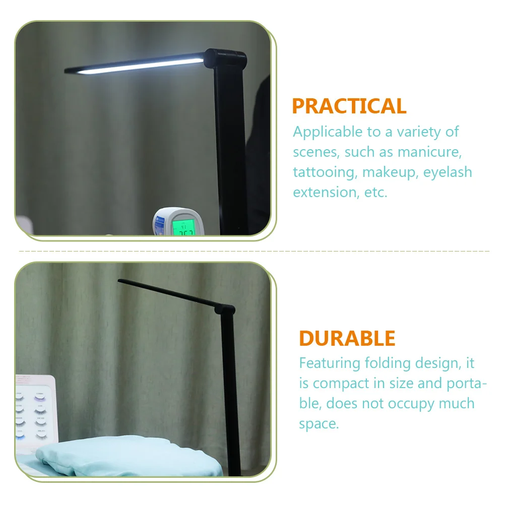 Lampada di bellezza LED pieghevole portatile professionale per manicure, sopracciglia, tatuaggi, extension per ciglia, fornitura per saloni (plug-in)_voghion.com