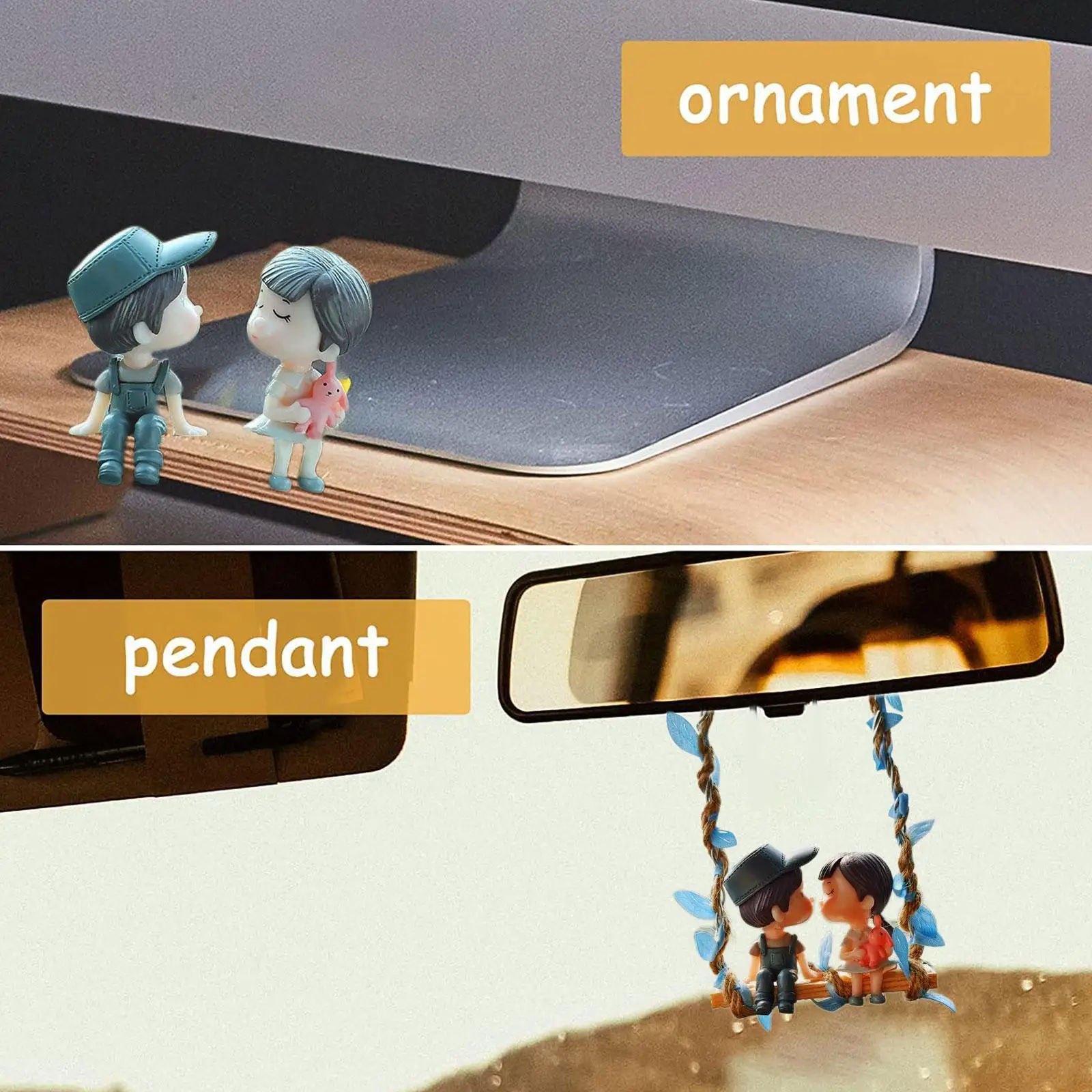 

Кукла-качели для влюбленных, кукла, автомобиль, подвеска для мальчика, девочки на качели, аниме, автомобильные аксессуары, милый поцелуй, пара, Автомобильные украшения, аксессуары для девочки G0X8