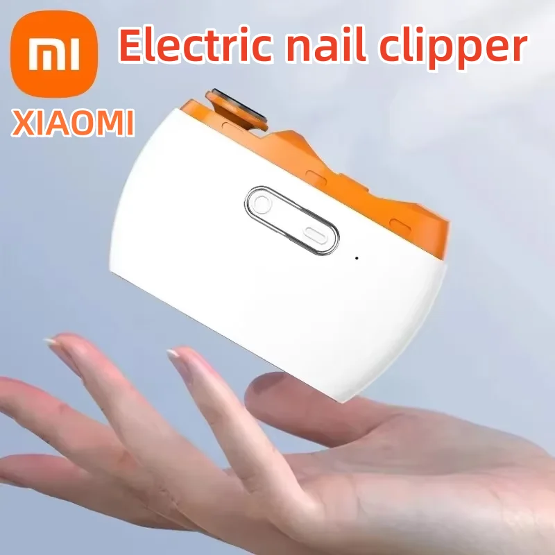 Xiaomi 2in1 Smart Electric Nail Clippers Automatic Polished Armor Trim Nail Clipper Smart Suitable For Children Nail Trimming 1