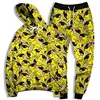 Cute RUBBER DUCK 3D Print Men Tracksuit Sets Animals Casual Hoodie+Pants 2pcs Sets Oversized Sweatshirt Fashion Unisex Clothing 2