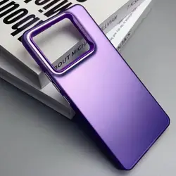 Sleek Black Matte Slim Soft Silicone Phone Case Cover for IQOO Neo8 (IMD purple)